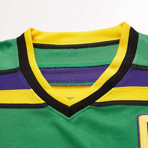 Maillot de hockey sur glace en polyester de haute qualité conception libre impression par sublimation logo brodé maillot de hockey sur glace personnalisé - Product Image 4