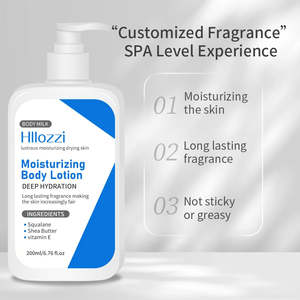 Hillozzi Loción Corporal Hidratante de 200 ml/6.76 oz para Piel Seca, Hidratación Profunda, Fragancia Duradera, Sin Alcohol, Aclarante - Product Image 6