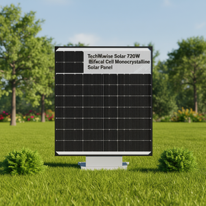 Panneau solaire monocristallin bifacial à demi-cellules Techwise Solar 720W - Product Image 3