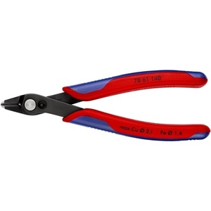 คีมตัดข้างอิเล็กทรอนิกส์ KNIPEX Super-Knips ขนาด 140 มม. ปลายเฉียง ไม่มีเหล็กกล้าเครื่องมือ คีมขัดเงา - Product Image 1