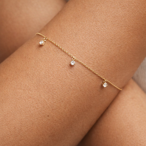 สร้อยข้อมือคริสตัลเพชรทรงหยดน้ำ - Product Image 2