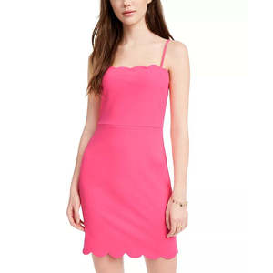 Abito Aderente Rosa con Bordo Smerlato per Bambine City Studios, Taglia 3 - Realizzato in Comodo Tessuto Jersey - Product Image 1