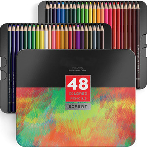 Crayons de couleur Bview Art de haute qualité, série Soft, avec des couleurs vibrantes, pour adultes, ensemble de crayons de couleur pour adultes, pour la coloration. - Product Image 2