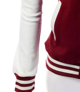 Chaqueta Bomber Clásica para Mujer 2024, Prenda Exterior Deportiva a la Moda, Transpirable, de Punto, con Botones, Reversible, Ecológica, Informal para Otoño - Product Image 4