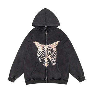 2025 Nuevas sudaderas con capucha de lavado ácido de moda para mujer La mejor calidad para ropa de invierno informal con opción de logotipo personalizado disponible en varios colores - Product Image 3