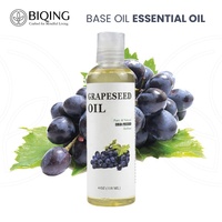 Huile de pépins de raisin 100% pure pressée à froid, utilisée pour les soins de la peau, la fabrication de savon DIY, le gloss et les soins capillaires, avec une fragrance fraîche, faible MOQ