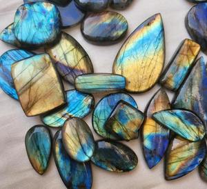 Cuentas de labradorita multillamativas naturales de calidad AA, forma de Rondelle facetada, fabricación de joyas de Briolette certificadas por terceros - Product Image 2