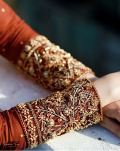 Pakistani Indian Anarkali Lehenga Choli <b>Maxi</b> <b>Dress</b> for Women Wedding Party Wear Long Traditional Festive Outfit Acrylic <b>Sun</b> - Product Image 6