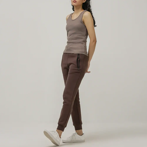 Camiseta sin mangas con estampado de logotipo personalizado de secado rápido para mujer, camiseta sin mangas para yoga y gimnasio para mujer, camisetas sin mangas de talla grande para mujer - Product Image 2