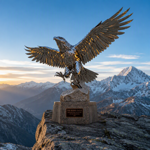Maestosa Scultura dell'<span class=keywords><strong>Aquila</strong></span> in Acciaio Inossidabile per Piazze Urbane e Paesaggi - Product Image 6