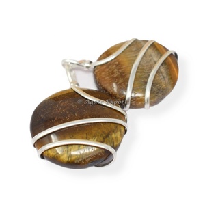 Pendentif en forme de cœur en Tourmaline noire naturelle, fil artisanal, enveloppe de pierres précieuses, pendentif en cristal de guérison pour collier, vente en gros - Product Image 2