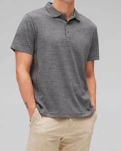 Algodón Premium personalizado para Polo camisa de moda botón cuello bordado Logo transpirable cómodo ajuste Casual a granel al por mayor - Product Image 1