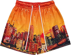 Pantalones Cortos Deportivos Ecológicos con Logotipo Personalizado para Hombre, Pantalones Cortos Deportivos de Verano de Secado Rápido, Transpirables, Impermeables, para Playa, Correr, Aire Libre - Product Image 2