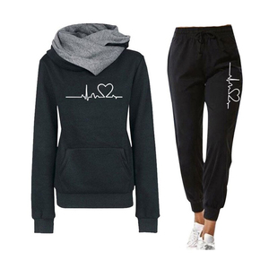 Ropa de entrenamiento personalizada, pantalones de chándal transpirables de algodón pesado, Conjunto de sudadera con capucha, chándal para correr, ropa de gimnasio, venta al por mayor, secado rápido - Product Image 3