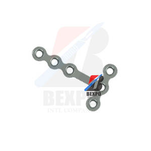 Instrument de plaque de verrouillage en titane de type T de 1.5MM pour la chirurgie du pied et la plaque d'implant médical maxillo-facial en acier inoxydable - Product Image 1