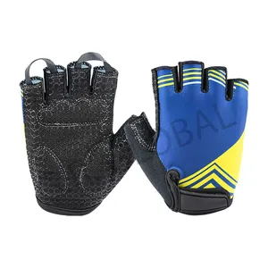 Guanti da palestra per sport di Design personalizzabili guanti per sollevamento pesi imbottiti per la protezione del palmo guanti da Fitness