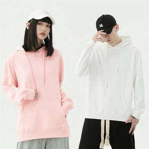 Logo personnalisé hommes femmes pull décontracté à manches longues 100% coton français éponge mode plaine sweat à capuche sweats à capuche - Product Image 2