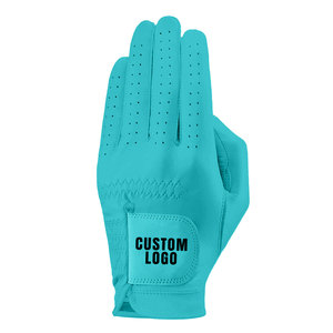 Vente en gros à bas prix Gants de golf confortables et colorés en cuir véritable Cabretta pour adultes Logo personnalisé Sports en peau de mouton - Product Image 6