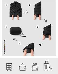 Nouvelle mode respirant personnalisé femmes vestes 2025 couleur unie fermeture éclair vêtements d'hiver personnalisé femmes bouffantes vestes - Product Image 4