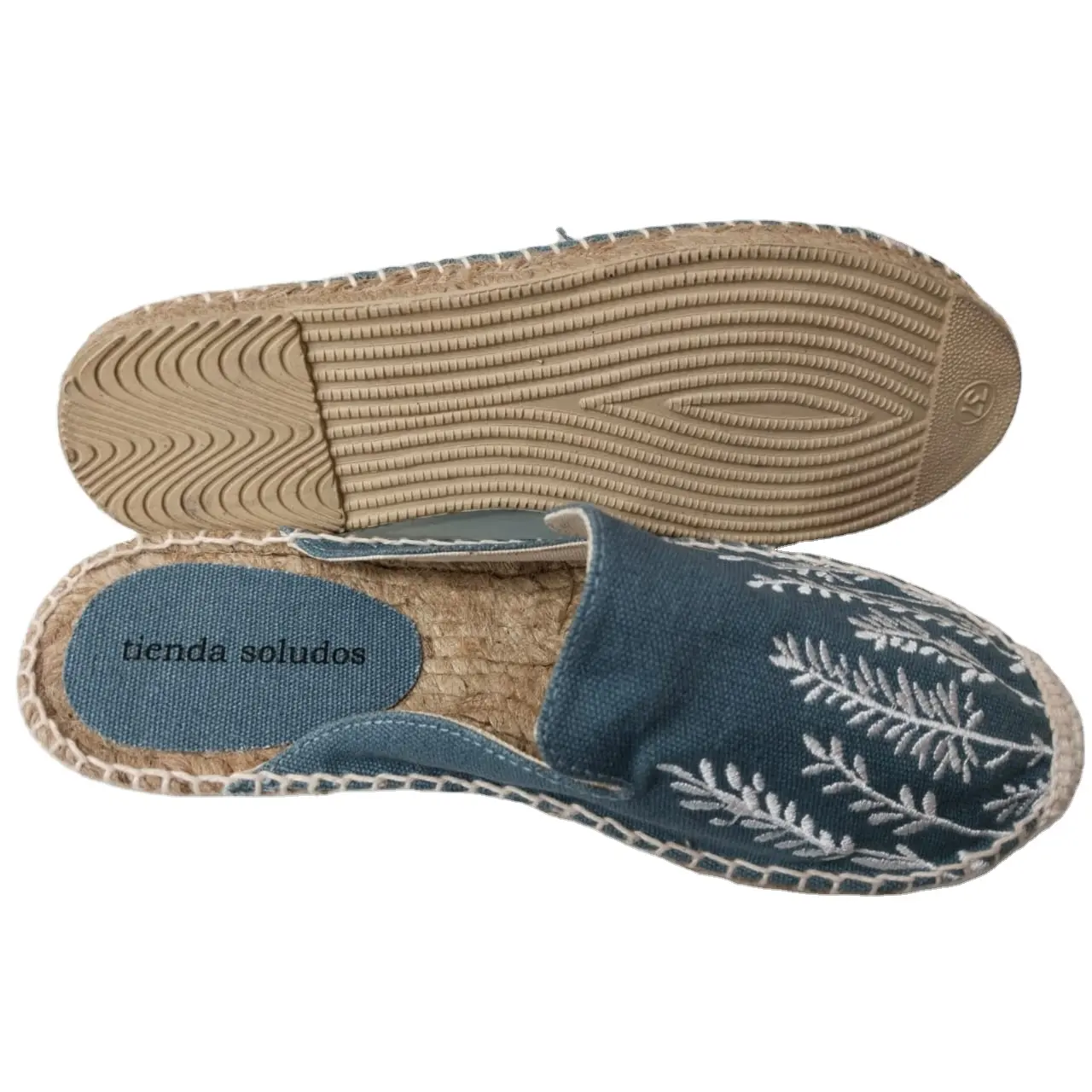 Latest 2023 fashionable printed canvas embroidery insole patch espadrille for women & girl available at different color & size
