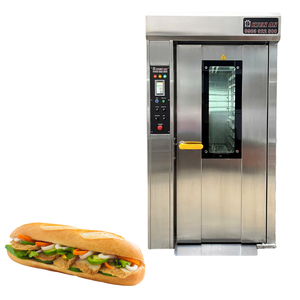 Vente en gros 380V 220V Moteur 1Hp Kien Vietnam Altuntop Chariot Four électrique 16 plateaux Four rotatif OEM en bois PE Palette Restaurant - Product Image 1