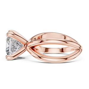 Taille personnalisable Bague de promesse en diamant exquis Design de cristal HipHop élégant Meilleur cadeau pour les femmes avec Moissanite comme pierre principale - Product Image 2