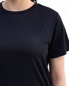 Camiseta de entrenamiento de alto rendimiento para mujer, ligera y transpirable, Ideal para gimnasio, Yoga y ropa deportiva, cuello redondo, manga corta - Product Image 3