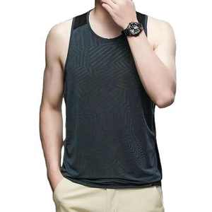 Stringer de entrenamiento de gimnasio de tela suave y ligera para hombre, diseño recién llegado para entrenamiento físico informal transpirable para entrenamiento - Product Image 3