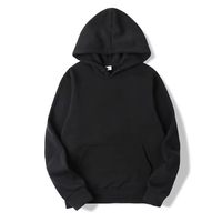 Pull-over à logo personnalisé pour hommes Sweat à capuche vierge doublé en soie de 450 g/m² pour hommes