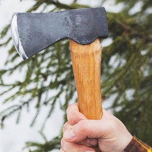 Mini hacha de acero inoxidable con logotipo personalizado, hacha pequeña duradera para Camping, caza, pesca y uso de supervivencia - Product Image 4