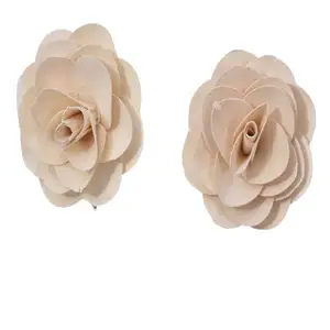 High Quality Wood Petal Deco Rose Artificial Dried Flower For Home Decor Weeding Birthday Decoration