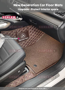 Alfombrillas para Auto Mercedes Benz Clase GLS, Juego Completo, ODM, Cuero Nano Carbono, Accesorios de Lujo para Autos, Personalizadas - Product Image 5