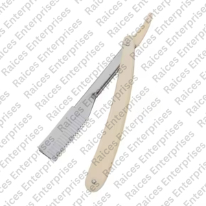Men's Classic Finish Professional Barber Razor Stainless Steel Plastic Handle Foldable Multi-Purpose Shaving Hair Styling <b>Tool</b> 5 - Product Image 4