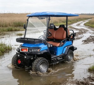 Voiturette de golf compacte C727.2+2G à 4 places, rehaussée, idéale pour les Géoparks et les points de vue en montagne. - Product Image 2