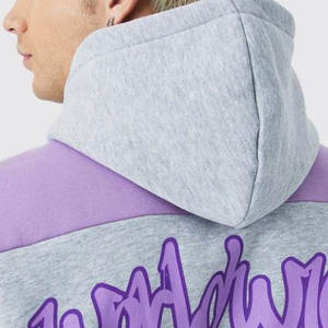 Dernier prix surdimensionné pour hommes survêtement d'entraînement nouveauté écologique personnalisé pour hommes imprimé survêtement empilé - Product Image 6