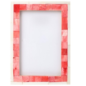 Personnalisé Belle qualité artisanale belle os en bois et incrustation de résine cadre photo pour la décoration de l'Inde. - Product Image 1