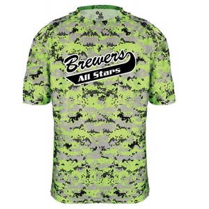 Maillot de base-ball et chemise de Sport de qualité supérieure, magnifique, camouflage OEM, tenue unisexe, 2023 - Product Image 2