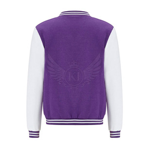 มาใหม่ผู้ใหญ่ขนาดผู้ชายLettermanแจ็คเก็ตขายร้อนขนสัตว์/ผ้าฝ้ายทําผู้ชายLettermanแจ็คเก็ต - Product Image 3