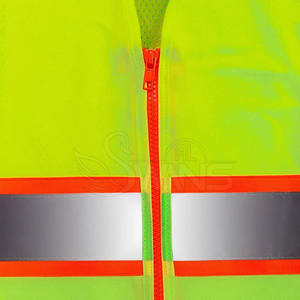 เสื้อกั๊กนิรภัยสะท้อนแสงคุณภาพสูง ระบายอากาศได้ดี สำหรับฤดูหนาว วัสดุที่ดีที่สุด ราคาขายส่งสำหรับผู้ชาย - Product Image 5