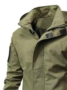 Chaqueta cortavientos de nuevo diseño 2026, chaqueta cortavientos para hombre de la mejor calidad, chaqueta resistente a la intemperie con forro polar - Product Image 2