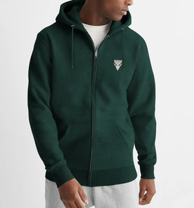 เสื้อฮู้ดแบบสวมหัวของผู้ชายเสื้อสเวตเตอร์ลำลองฤดูหนาวทรงหลวมโอเวอร์ไซส์ผ้าคอตตอน100% ธรรมดาสีพื้น - Product Image 1