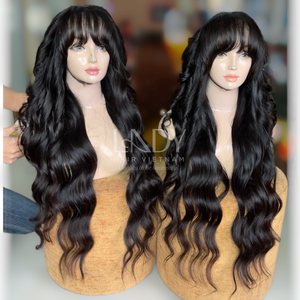 Meilleure perruque frontale vietnamienne cheveux humains d'origine dentelle pour femmes perruques en dentelle naturelle 100% cheveux humains bruts - Product Image 4