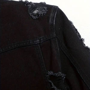 Chaqueta vaquera lavada con ácido para hombre, precio barato a la moda, precio de fábrica, chaqueta vaquera lavada con ácido para hombre - Product Image 5