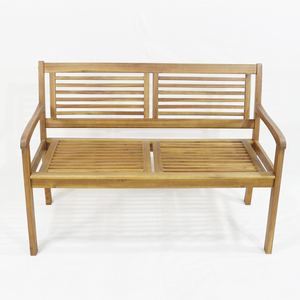 Banco de Entrada de Madera Maciza Comehome, Asiento Largo Interior, Mueble Minimalista y Duradero - Product Image 3