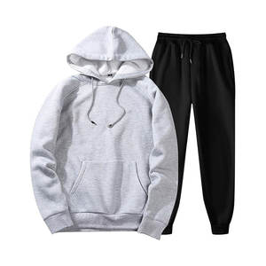 Conjunto de chándal personalizado de 2 piezas | Sudadera con capucha y pantalones Jogger con cremallera | Diseño de bolsillo con cremallera | Ropa de calle OEM ODM al por mayor - Product Image 5