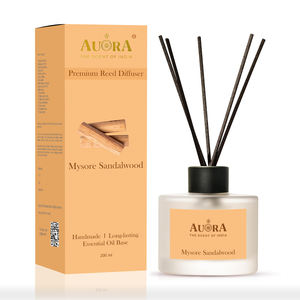 200 ml Premium Natural Handmade Glass Reed Diffuser Sets Rattan Sticks Long Lasting Essential Oils 100+ Indian <b>Scents</b> Home Decor - Product Image 5