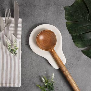ที่วางช้อนหินอ่อนสำหรับห้องครัวที่วางช้อนโลหะสำหรับไม้พายช้อนที่คีบ - Product Image 1