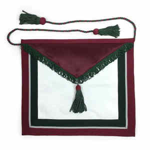 Membre à bas prix de l'Ordre royal d'Écosse Tablier Tabliers maçonniques sur mesure avec pompon - Product Image 1