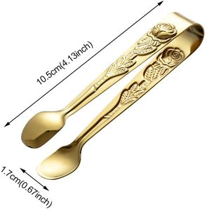 ที่ยึดโลหะสีทองหรูหรามีดีไซน์วินเทจเหมาะสำหรับทำอาหารในครัวสลัดและเสิร์ฟอาหารทำด้วยมือ - Product Image 6