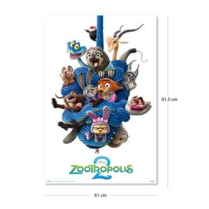 โปสเตอร์หลักซูโทเปีย 2 ดีไซน์ทันสมัย นำเสนอเรื่องซูโทโรลิปส์ 2 - Product Image 4